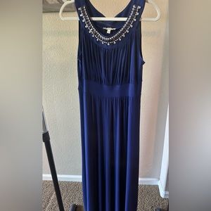 Sandiva royal blue summer dress. Size large.